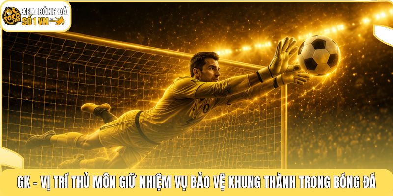 GK Là Gì | Vai Trò Tối Thượng Giữ 50% Sức Mạnh Đội Hình 2 GK - Vị trí thủ môn giữ nhiệm vụ bảo vệ khung thành trong bóng đá