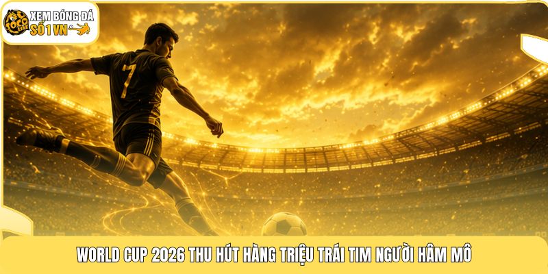 World Cup 2026 - 48 Đội Tranh Tài Và Cách Xem Trên Socolive 2 World Cup 2026 thu hút hàng triệu trái tim người hâm mô